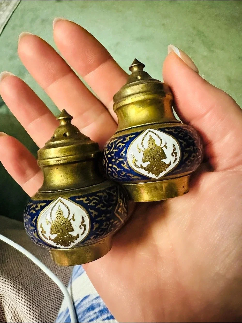 Vintage Salt & Pepper Set From Siam - Decorative Shaker Set
